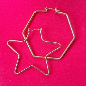 Gold Shape Earrings